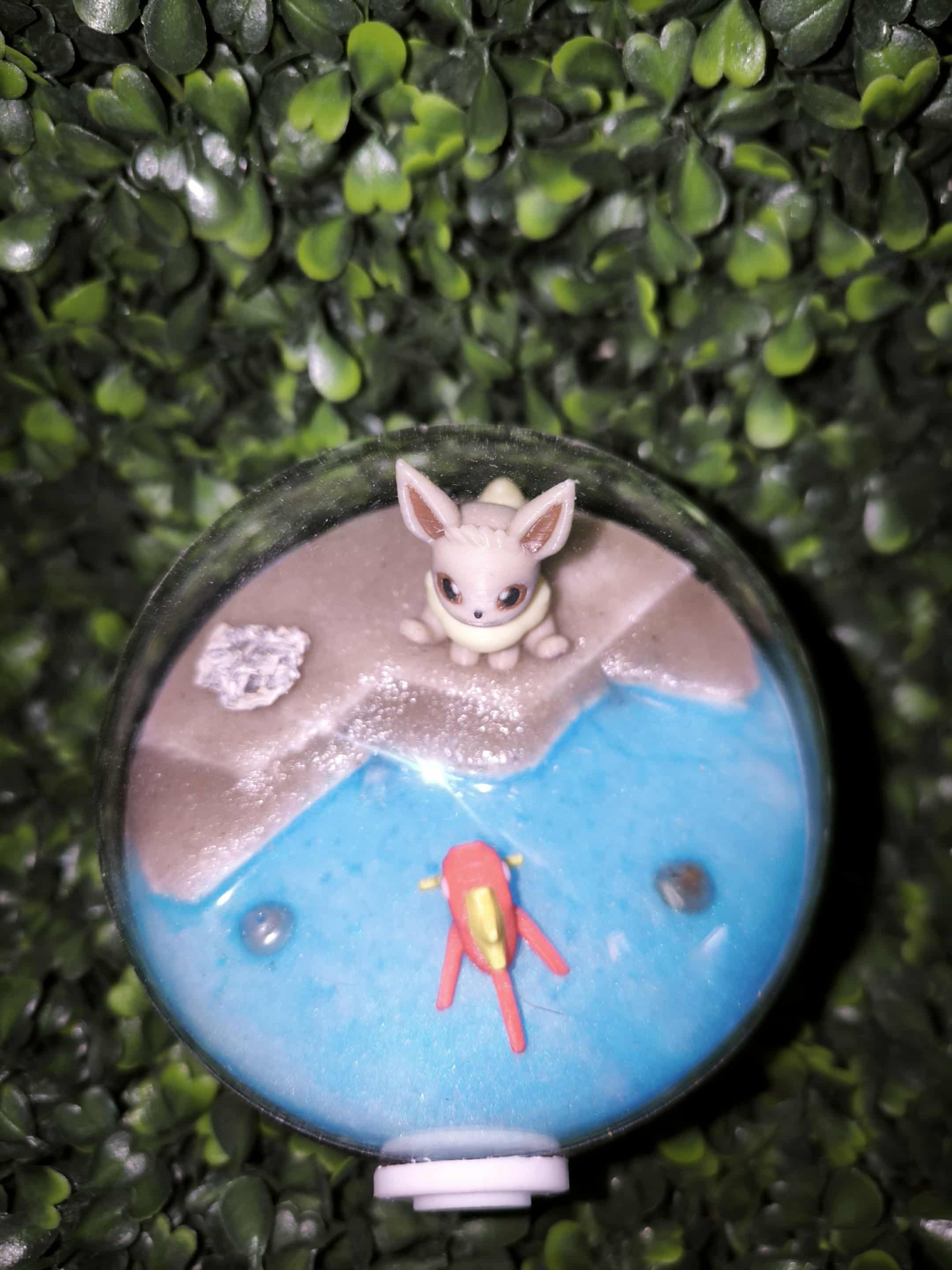 Diorama évoli et magicarpe