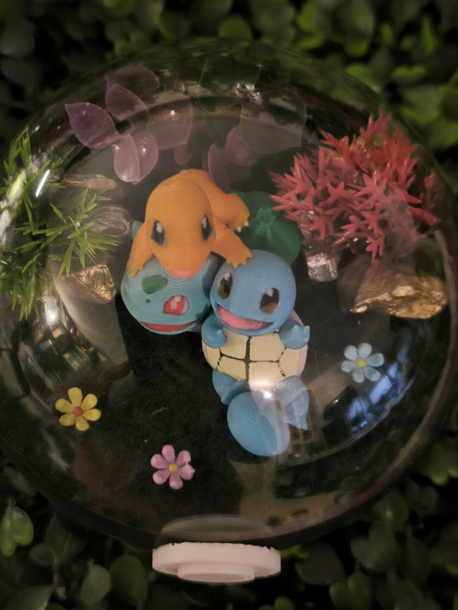 Diorama starter pokémon