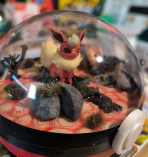 Diorama boule Pyroli
