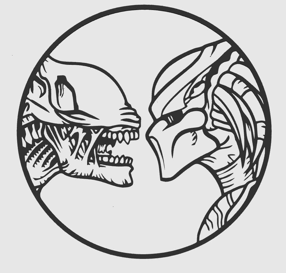 tableau Prédator VS Alien