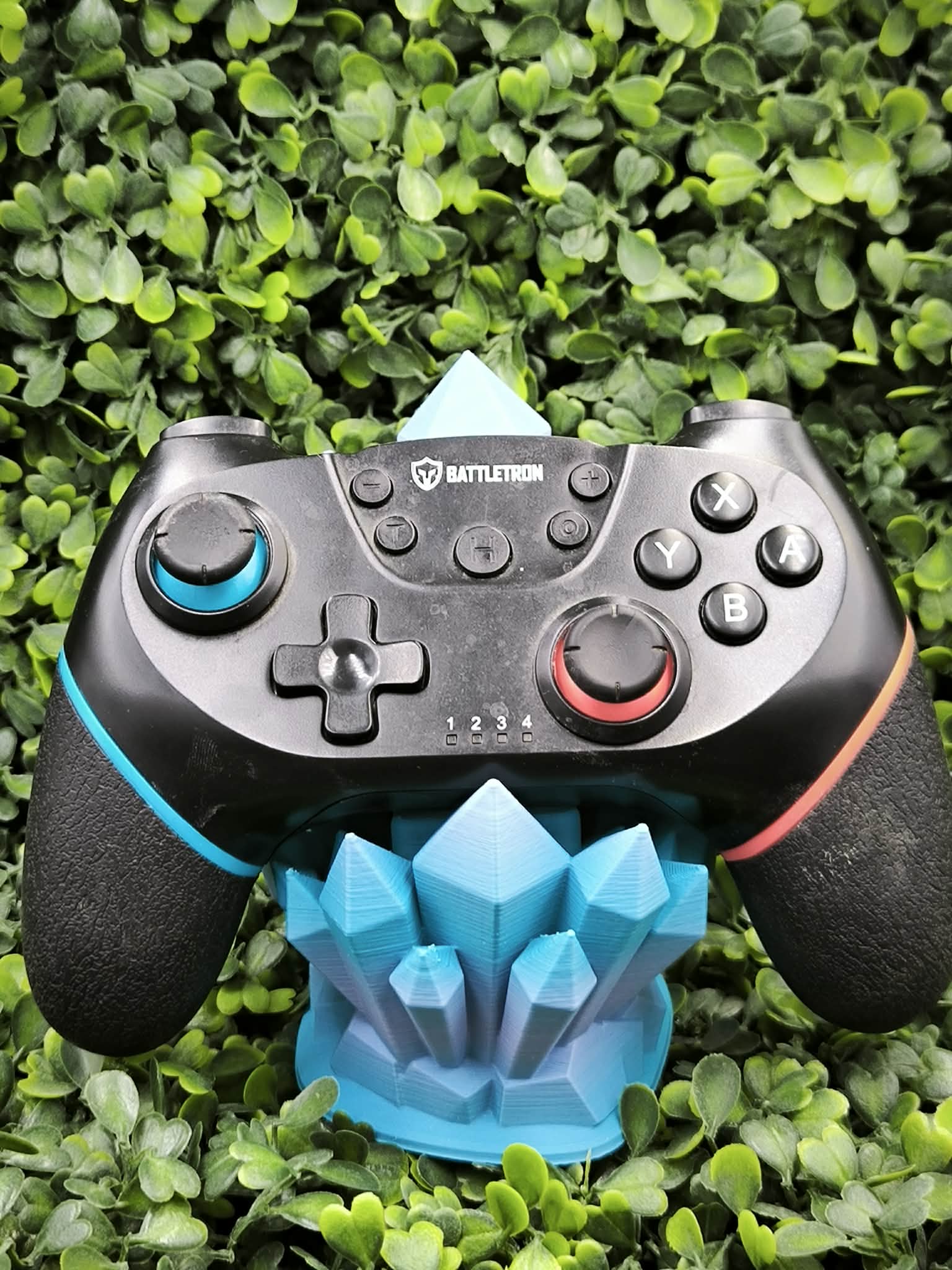 Support manette cristal