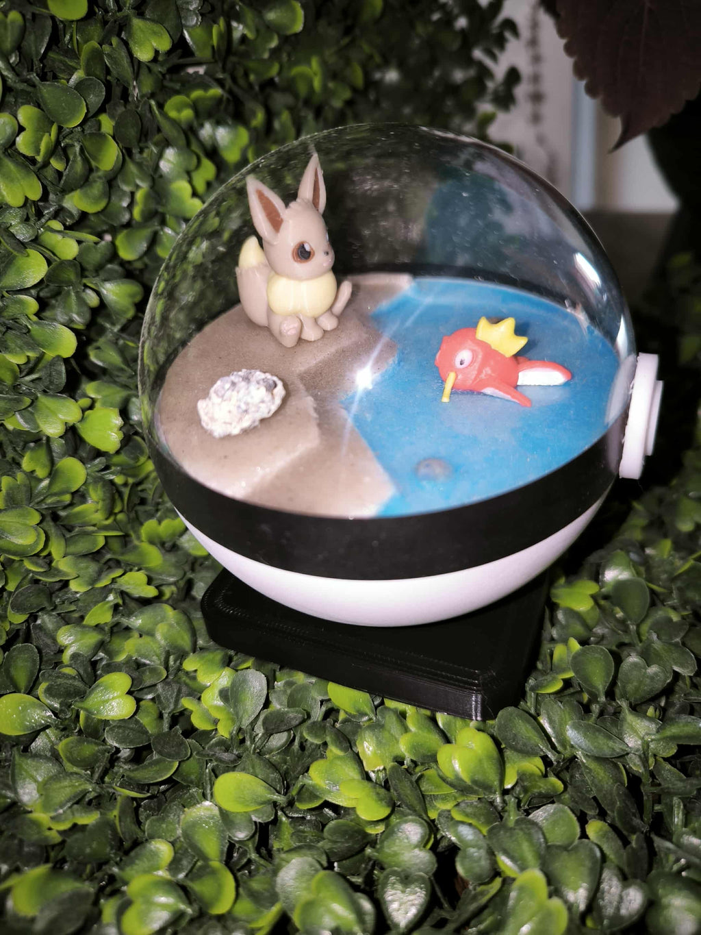 Diorama évoli et magicarpe