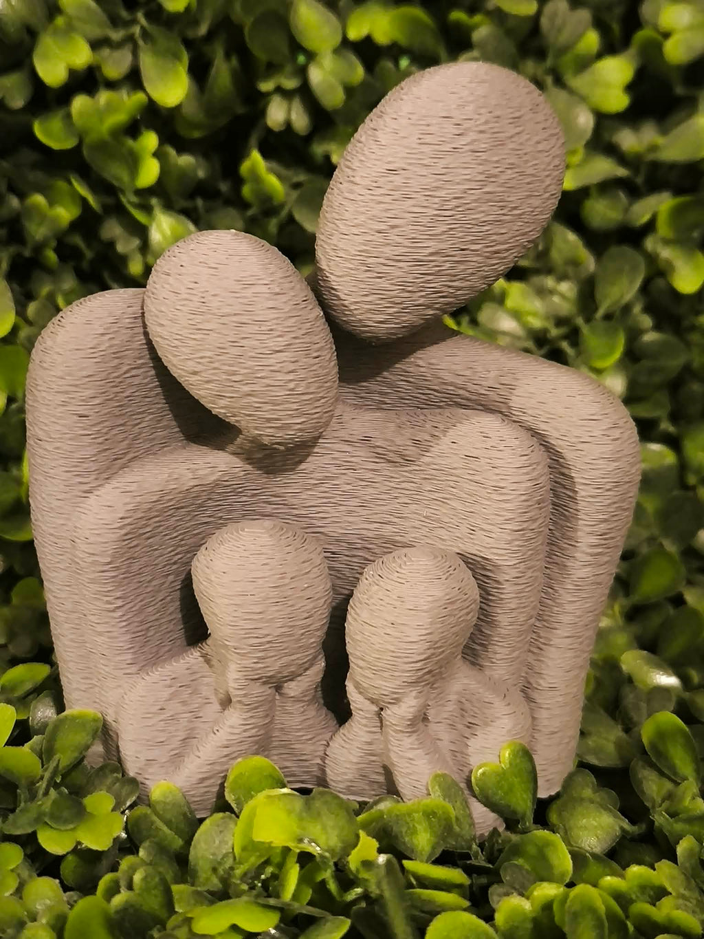 Statue deux enfants