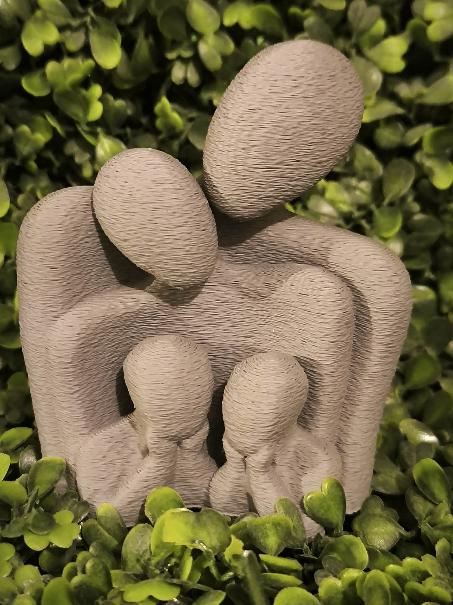 Statue deux enfants