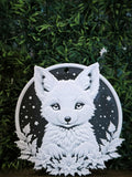 Boule de neige renard