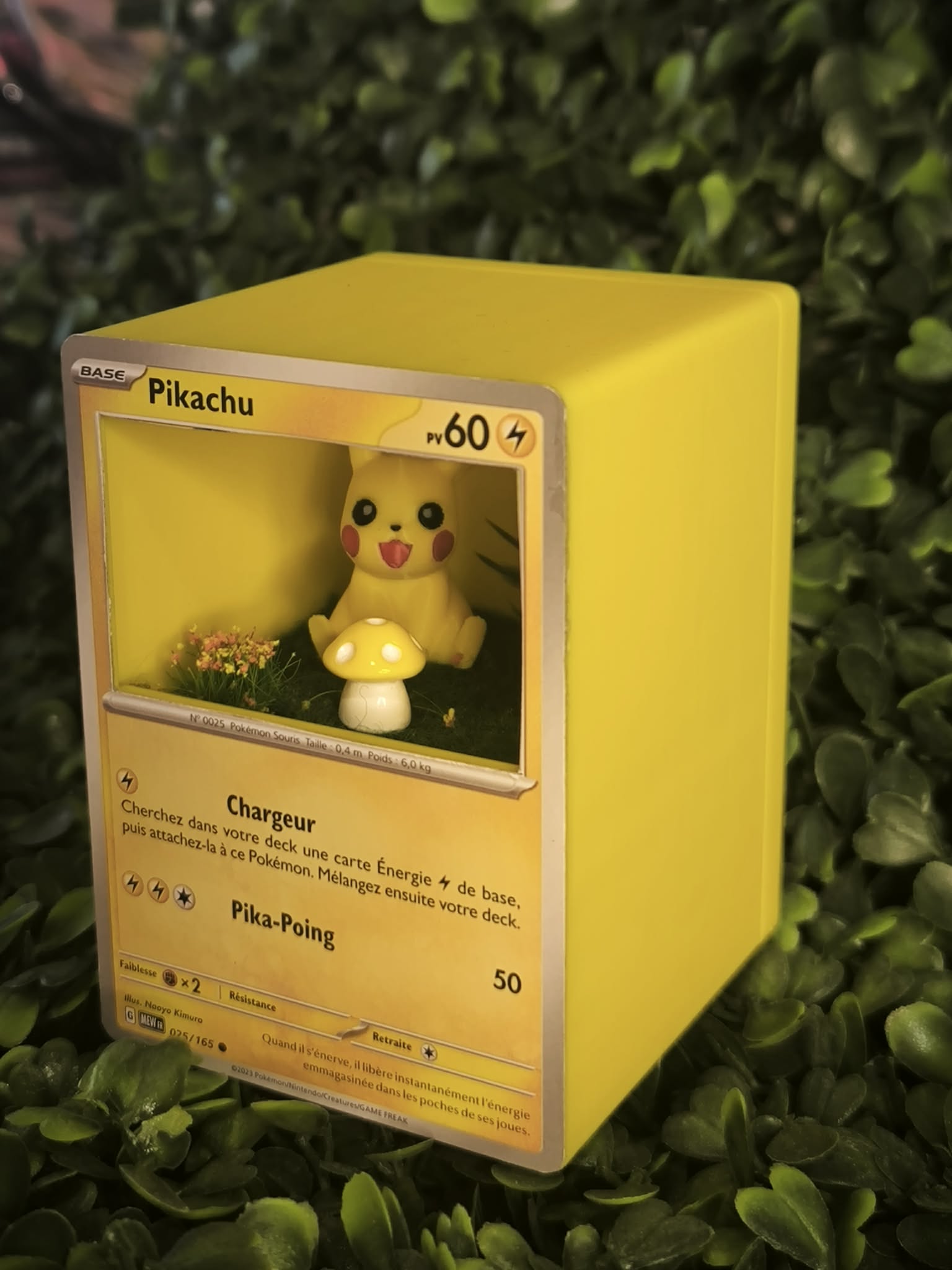 Diorama carte Pikachu