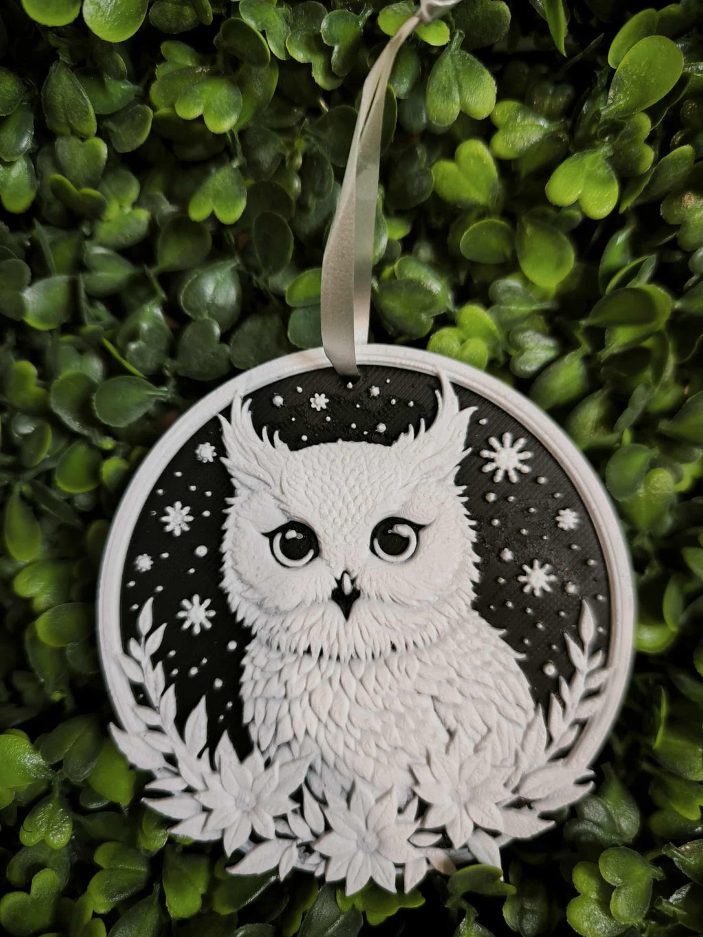 Chouette en boule à neige