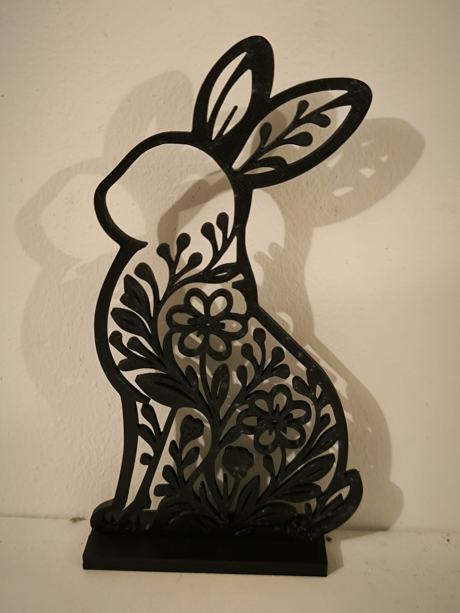 Lapin floral Pâques 2