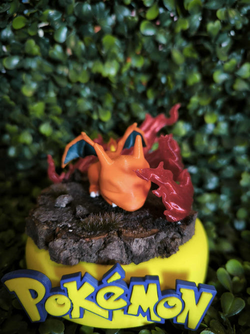 Diorama dracaufeu