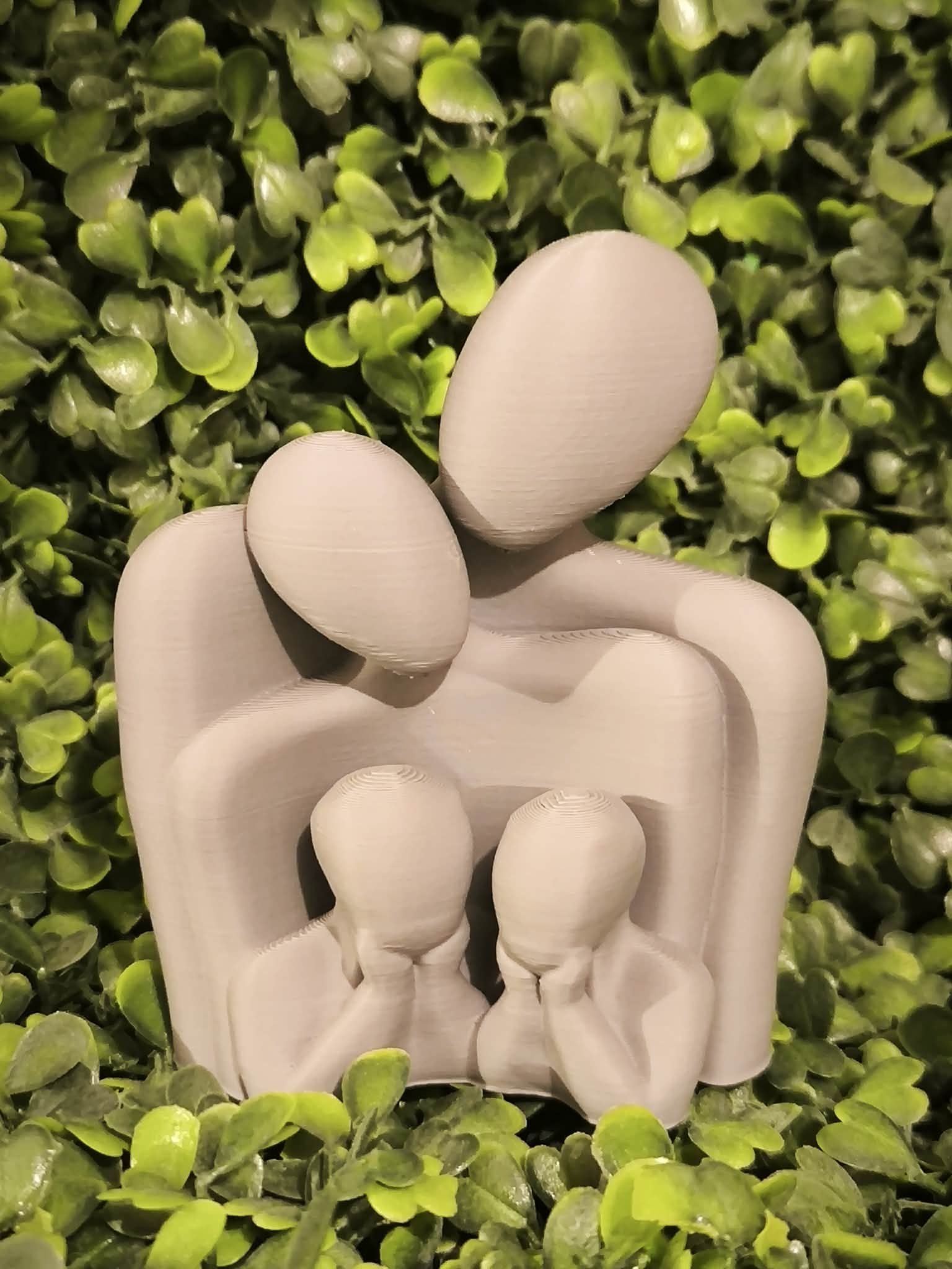 Statue deux enfants