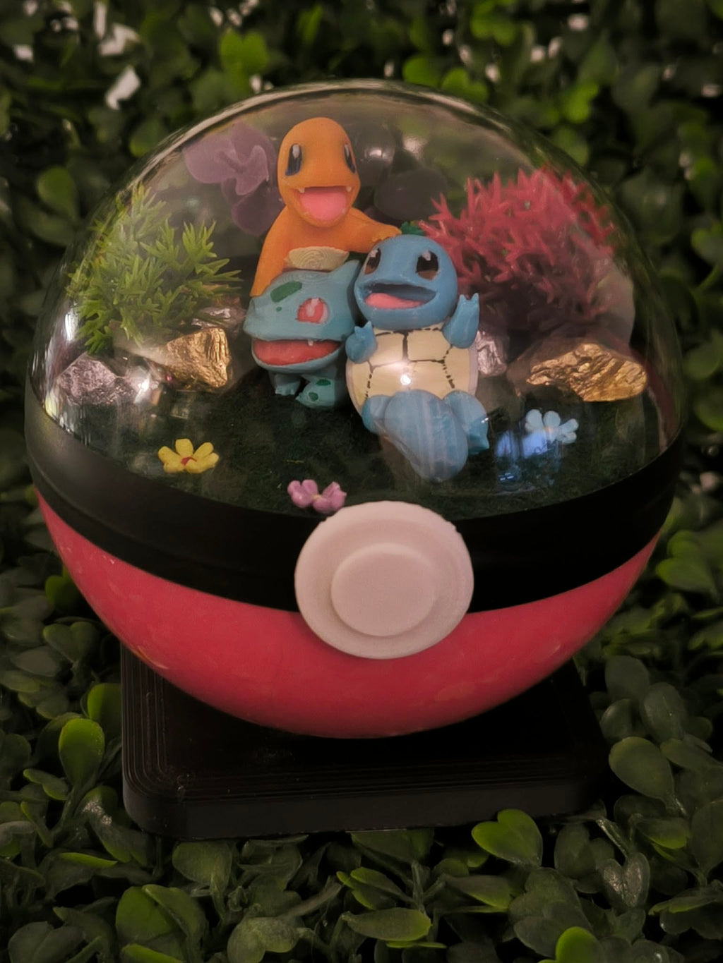 Diorama starter pokémon